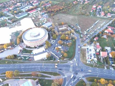 Sárkányrepülős teszt a kolbászfesztiválnál