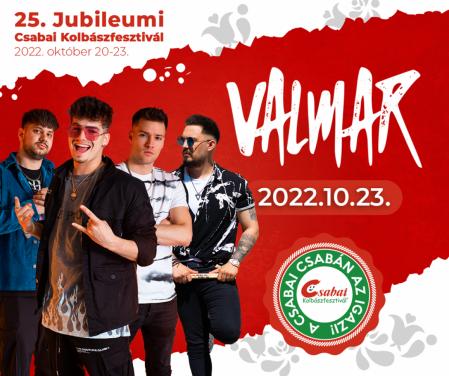 Őrületes ValMar koncert a 25. Jubileumi Csabai Kolbászfesztiválon!